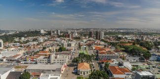 Vista de cima centro de São José dos Pinhais